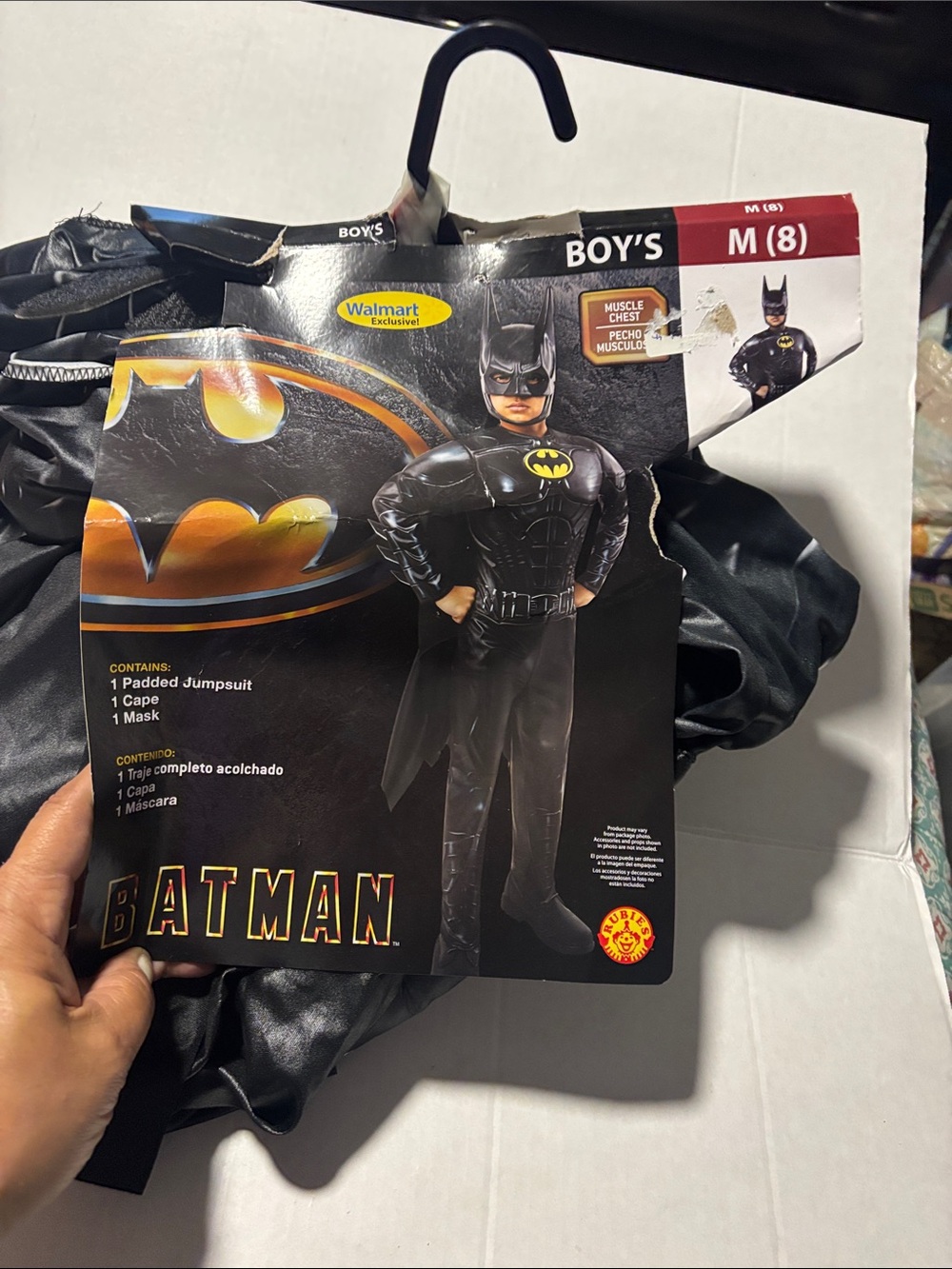Rubie's Batman Boys Black and Yellow Superhero Costume